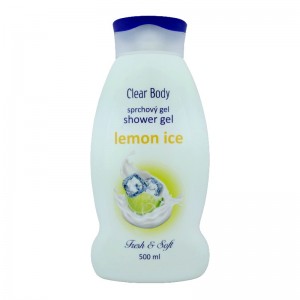 CLEAR BODY FRESH&SOFT LEMON ICE Sprchový gel 500ml